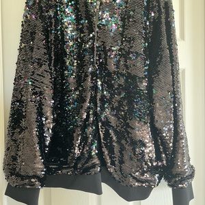 Bomber sequin jacket